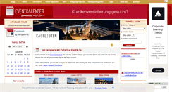 Desktop Screenshot of eventkalender.ch